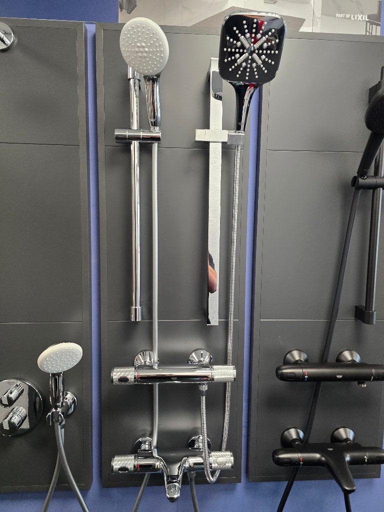 NIEUW Grohe douchethermostaatkraan of badthermostaat chroom, Ophalen, Nieuw, Chroom, Douche