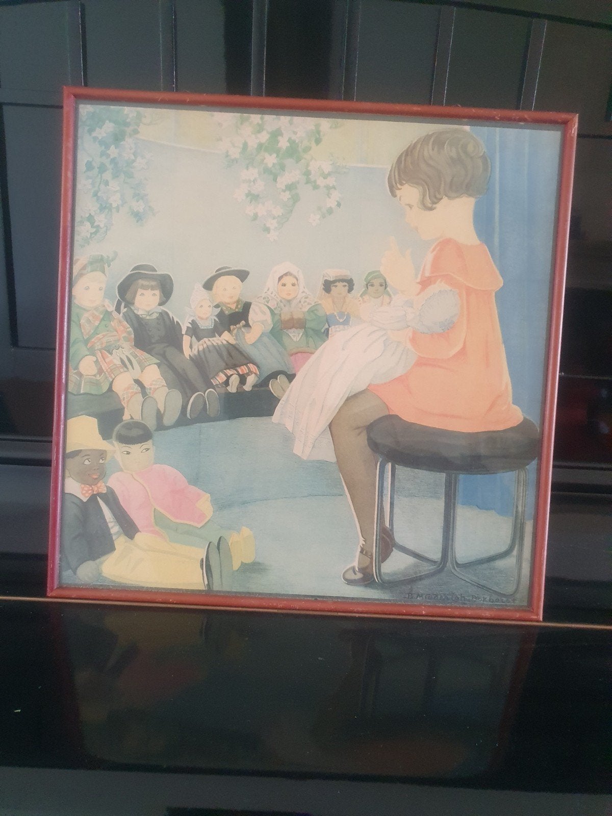 Vintage Litho B. Midderigh-Bokhorst – Mijn Poppenverzameling, Ophalen