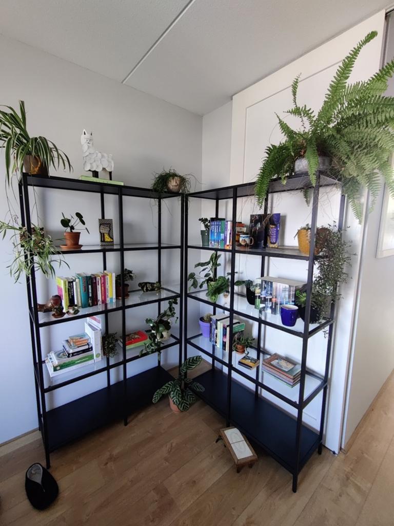 Twee IKEA VITTSJÖ kasten, Ophalen, Met plank(en), Glas, 50 tot 100 cm