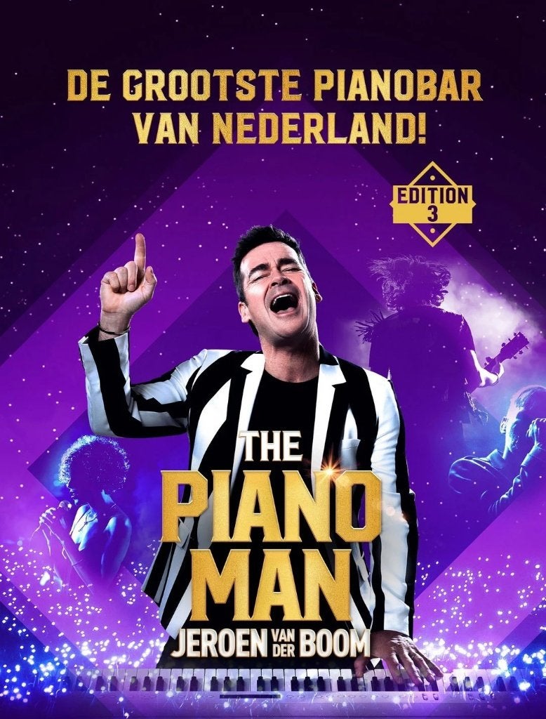 2x tickets Jeroen van der Boom The Pianoman Ahoy Rotterdam, Twee personen, Oktober