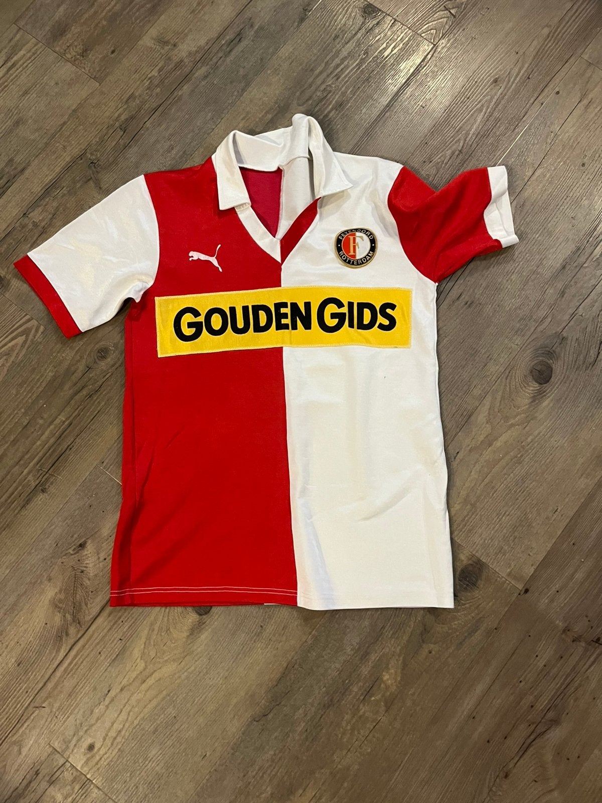 Goudengids shirt feyenoord, Sport en Fitness, Ophalen of Verzenden, Zo goed als nieuw