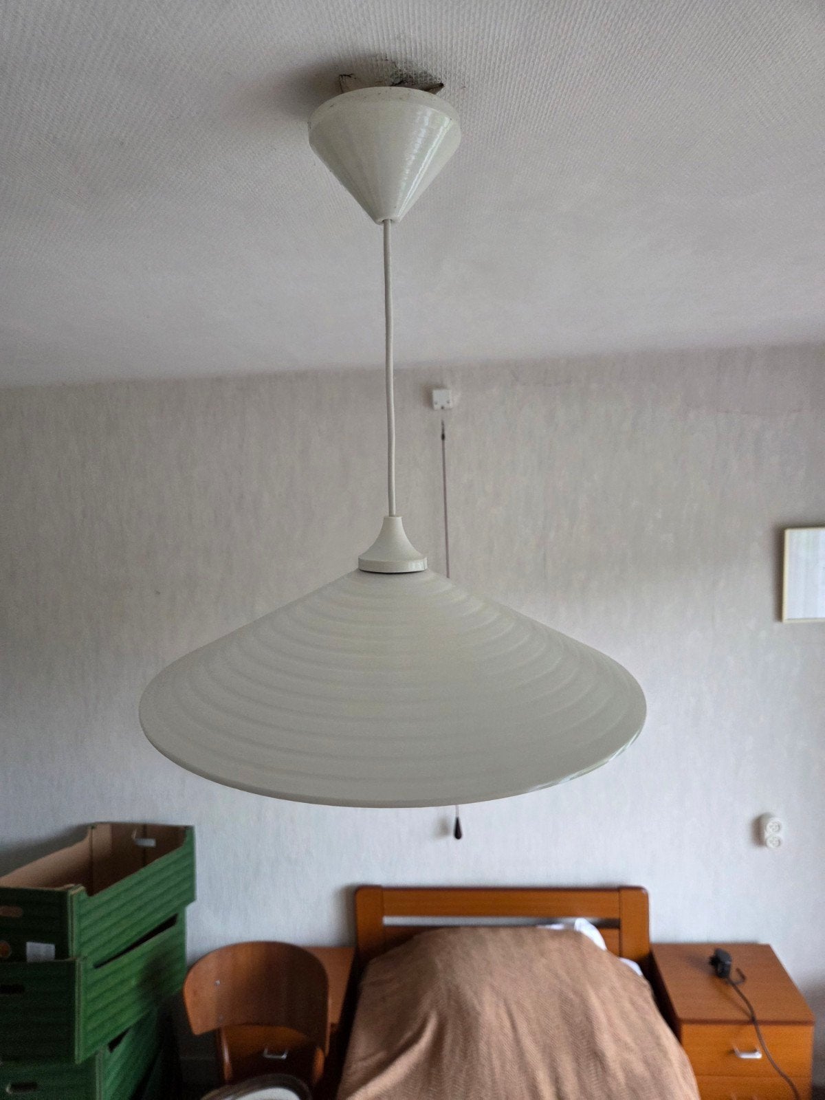 Vintage retro hanglamp, lamp, Ophalen, Minder dan 50 cm