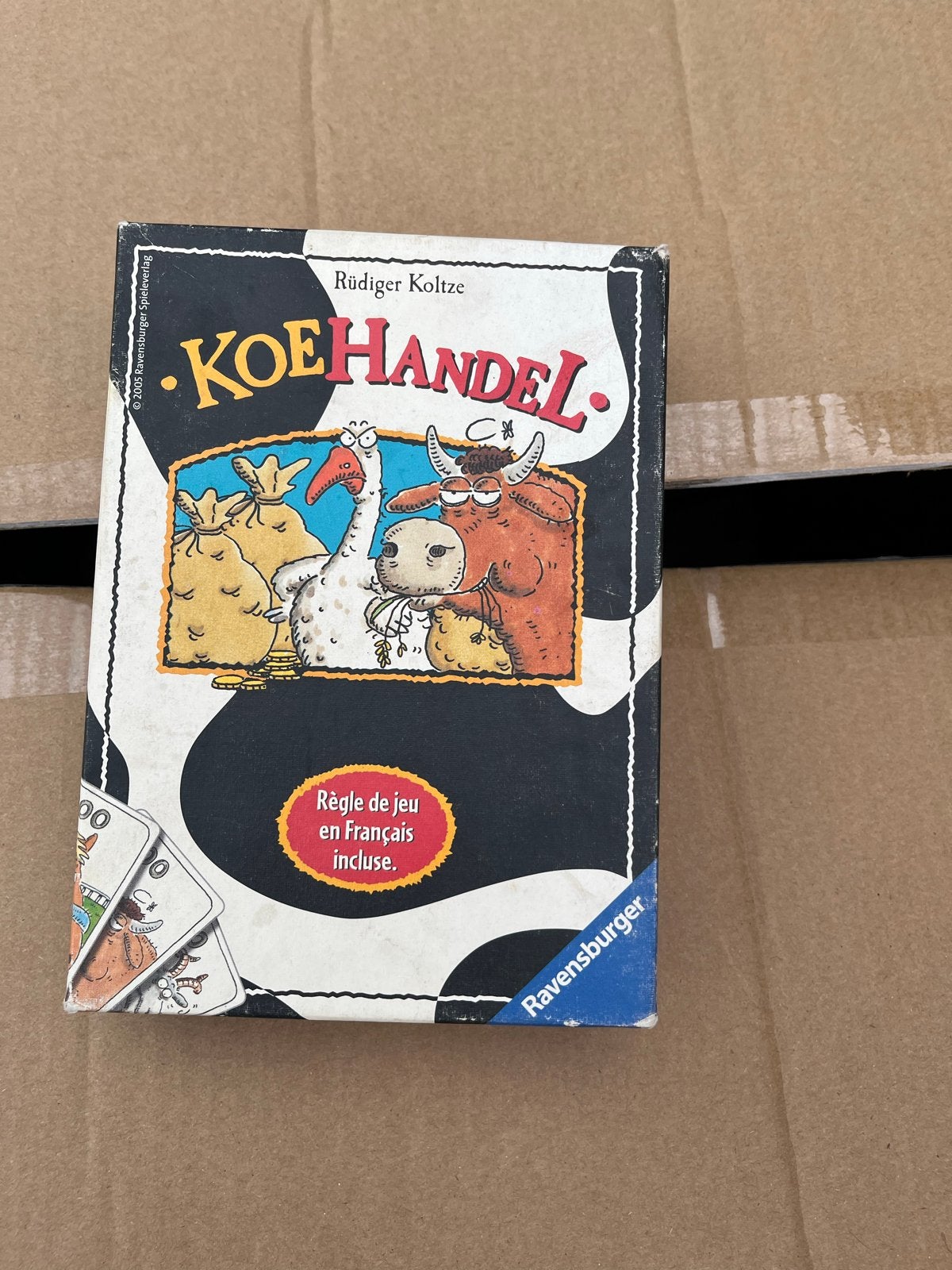 Koehandel Kaartspel van Ravensburger - Compleet, Hobby en Vrije tijd, Gezelschapsspellen | Kaartspellen, Gebruikt, Drie of vier spelers