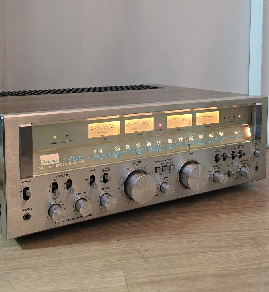 Sansui G-8000 Pure Power DC Stereo Receiver, Ophalen, Zo goed als nieuw, Overige merken