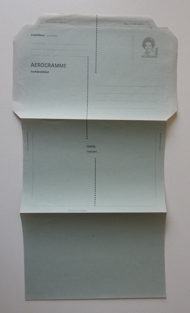 Luchtpostblad Postzegel  90 cent, Postzegels en Munten, Verzenden, Overige typen