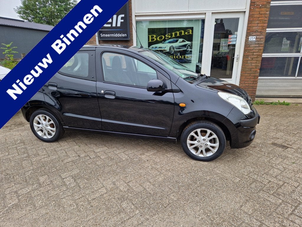 Nissan Pixo 1.0i "Look" 5 Deurs - Airco - Trekhaak - Apk 10-, Auto's, Nissan, Voorwielaandrijving, Euro 5, Stof, Gebruikt