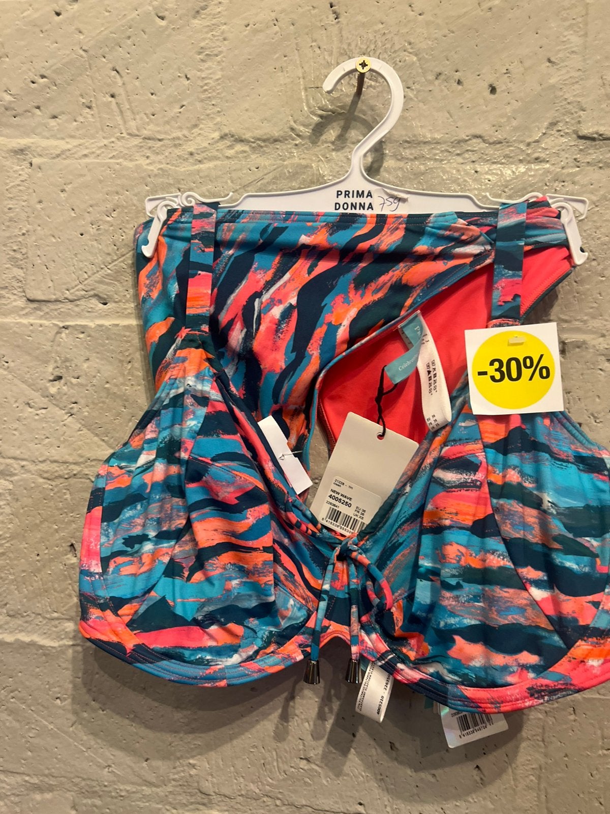 Prima Donna bikini top 75G slip 36 NIEUW!! Set Nu €35,-, Kleding | Dames, Ophalen of Verzenden, Nieuw, Bikini