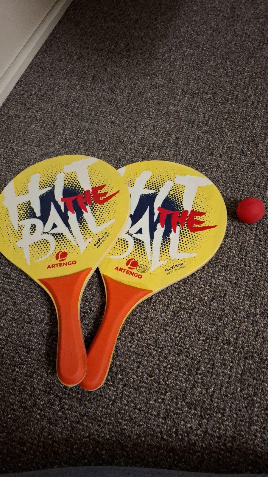 Beach tennis setje gratis, Sport en Fitness, Tafeltennis, Ophalen, Net, Batje(s) of Balletje(s)