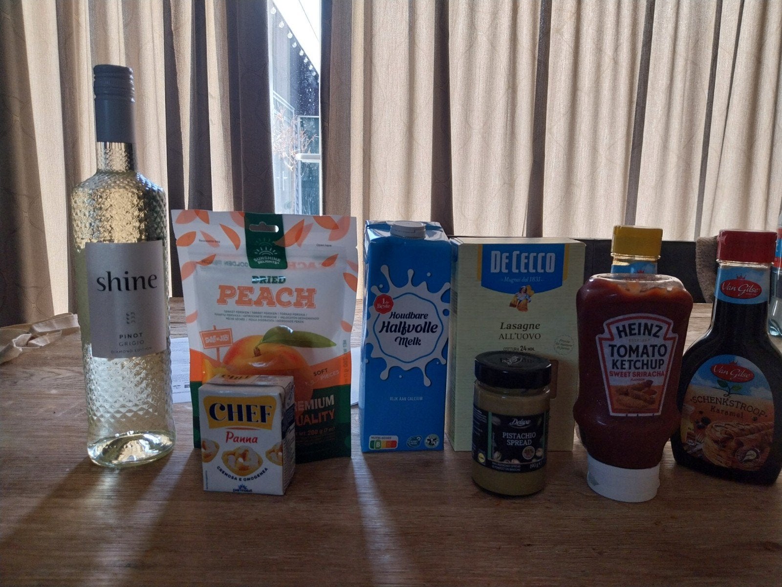 Gratis eten/drinken, Ophalen