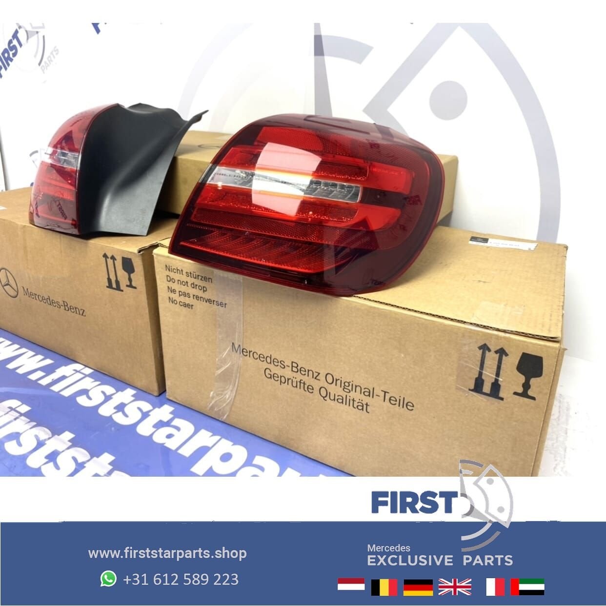 A1569068400 W156 GLA FACELIFT LED ACHTERLICHT RECHTS ORIGINE, Gebruikt, -, Ophalen of Verzenden, -