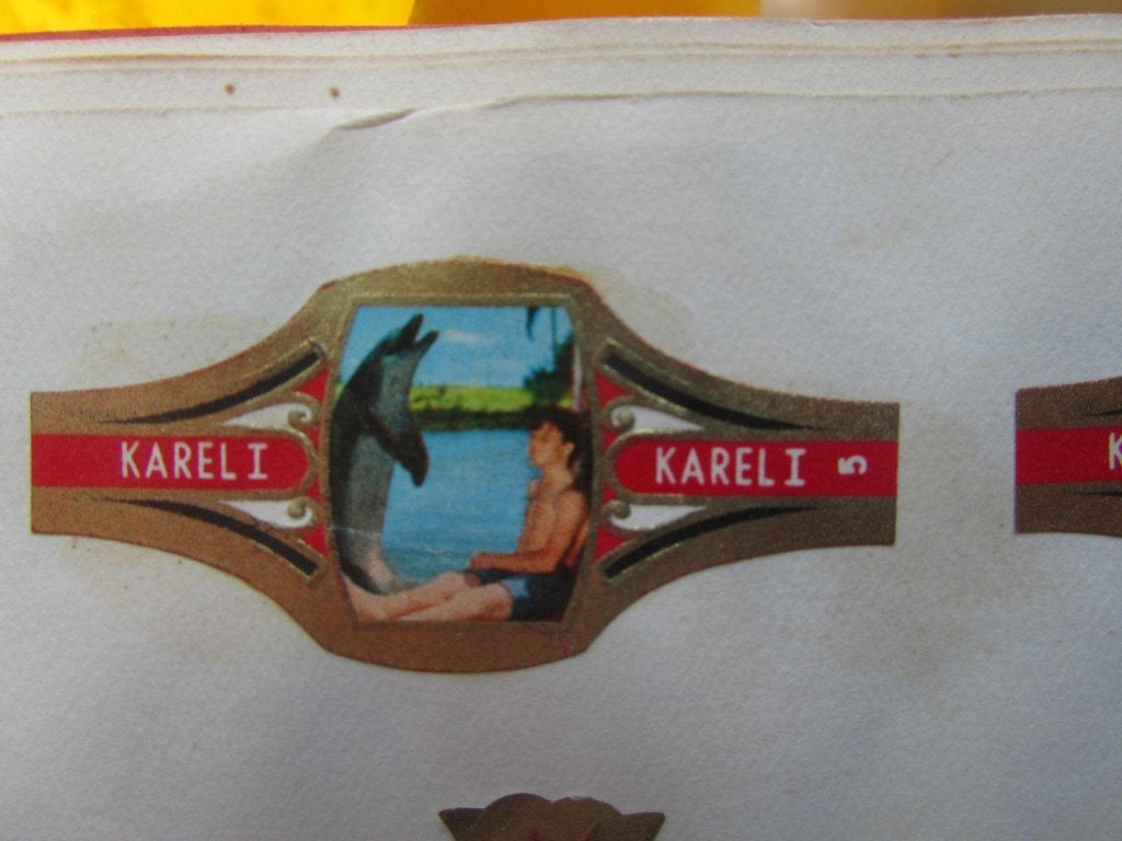 2  sigarenbandjes  FLIPPER, Ophalen of Verzenden, Gebruikt, Tv, Overige typen