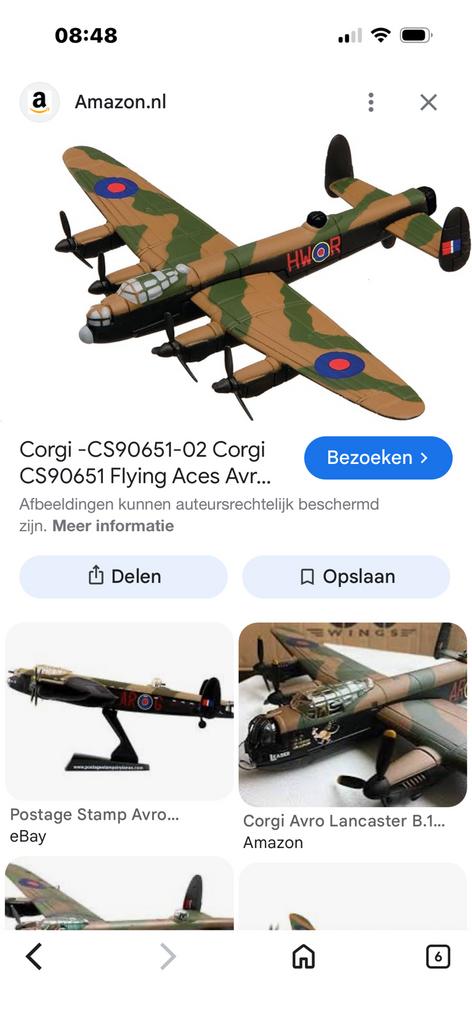 klein metalen vliegtuig, Hobby en Vrije tijd, Modelbouw | Vliegtuigen en Helikopters, Ophalen of Verzenden, Zo goed als nieuw