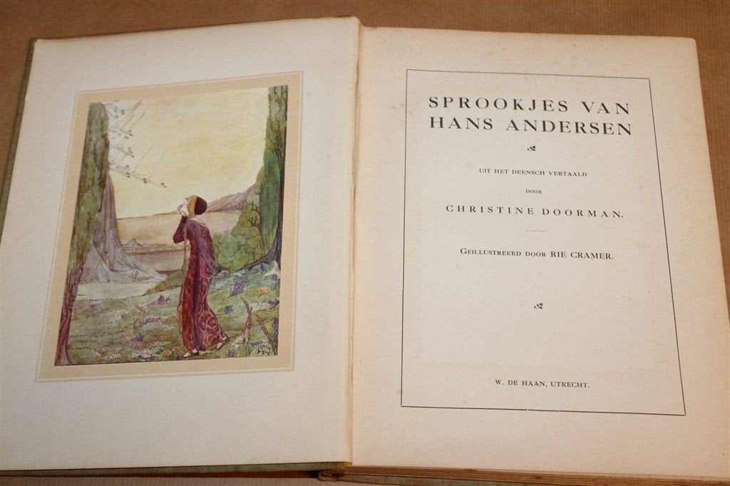Sprookjes van Hans Andersen — Kleurenplaten Rie Cramer 1915, Ophalen of Verzenden, Gelezen