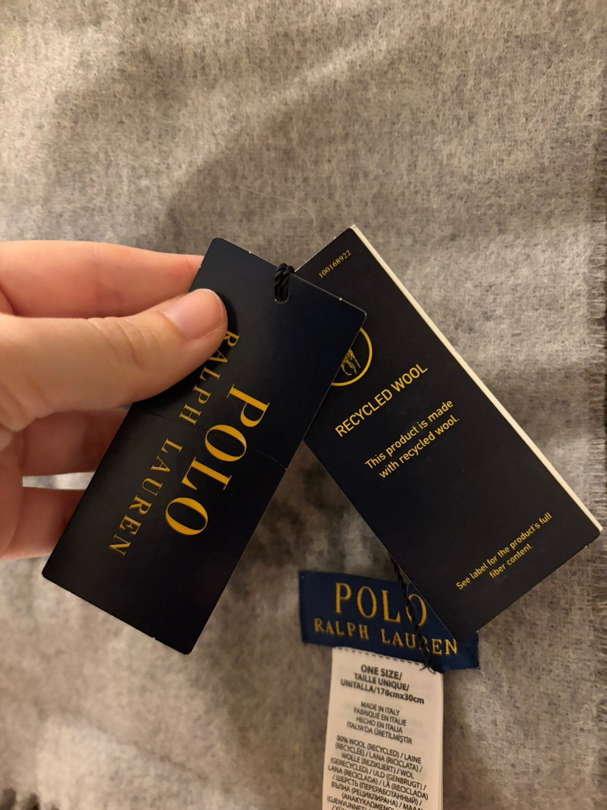 Polo Ralph Lauren sjaal wol, Ophalen of Verzenden, Nieuw, Sjaal