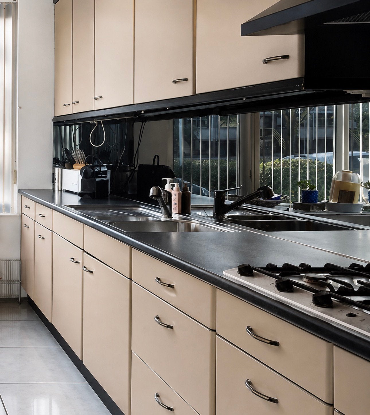 Keuken Glazenachterwand, Ophalen, Zo goed als nieuw