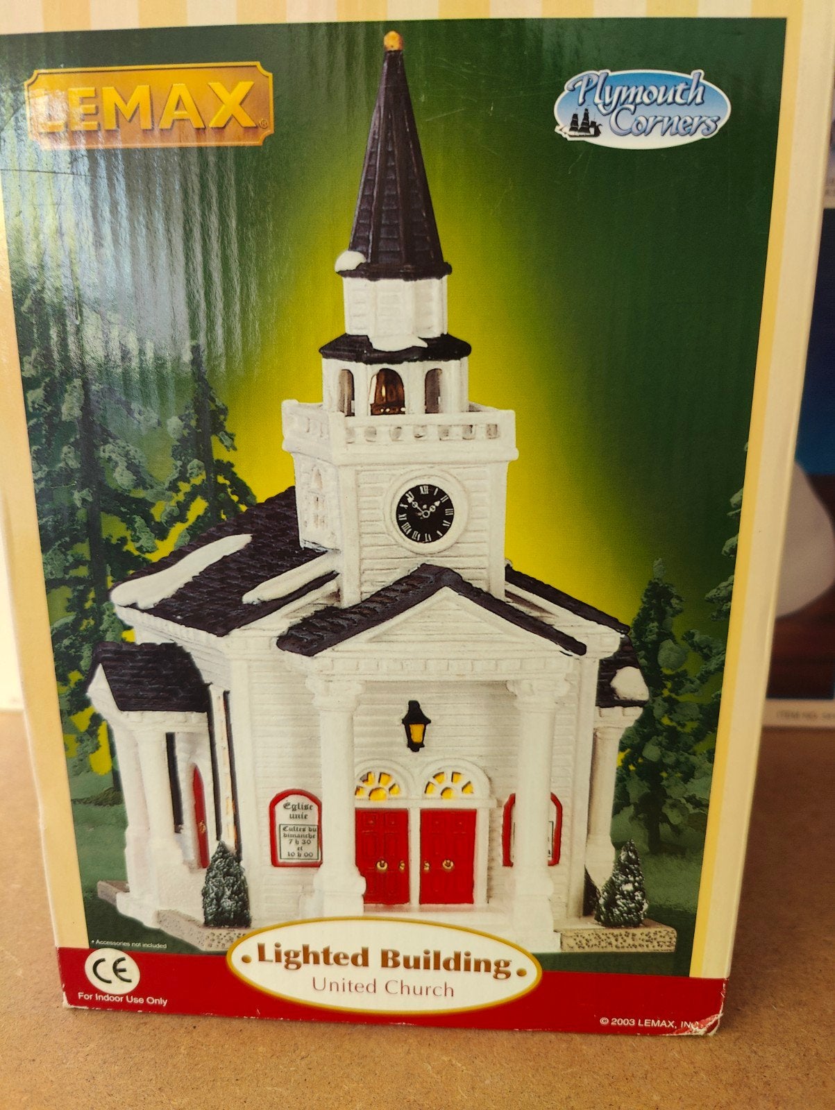 Lemax ijsbaan, kerk, arrelsee en ijsbaan kerst, Ophalen of Verzenden