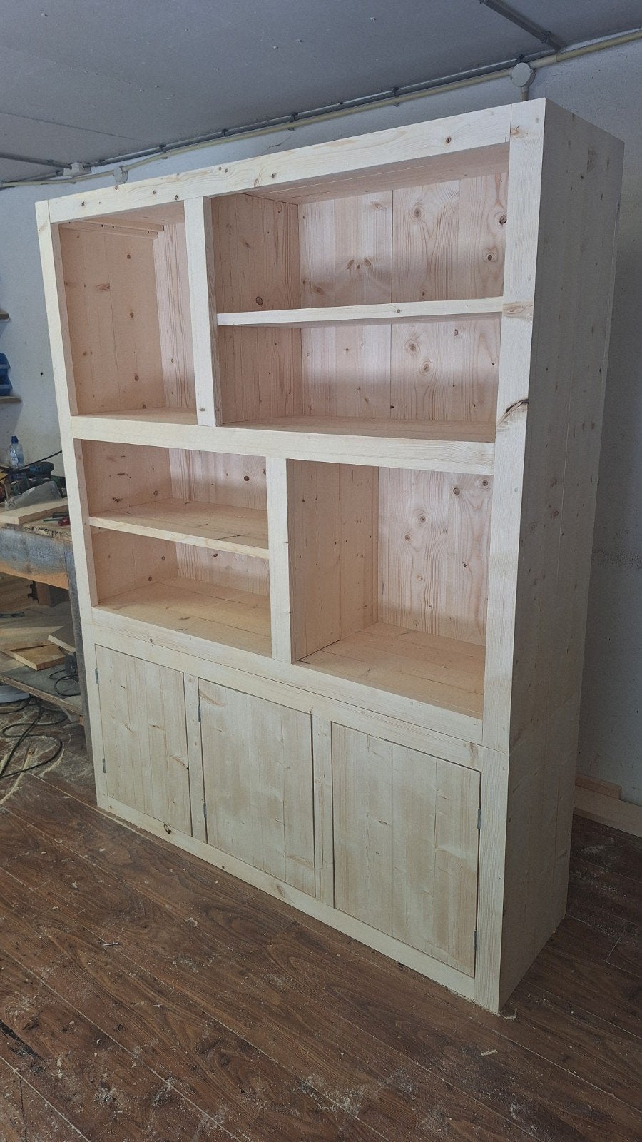 Wand kast van terug gedroogd en geschaafd steigerhout, Ophalen, Nieuw