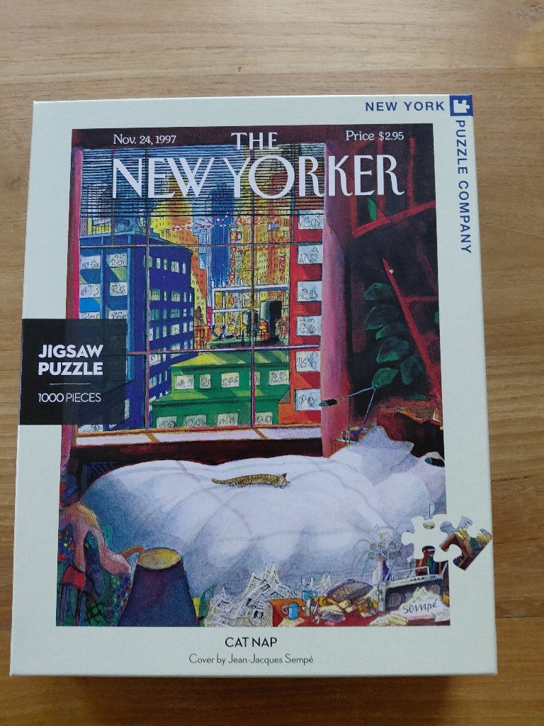New York Puzzle Compagnie 1000 stukjes, Hobby en Vrije tijd, Ophalen of Verzenden, 500 t/m 1500 stukjes, Zo goed als nieuw, Legpuzzel