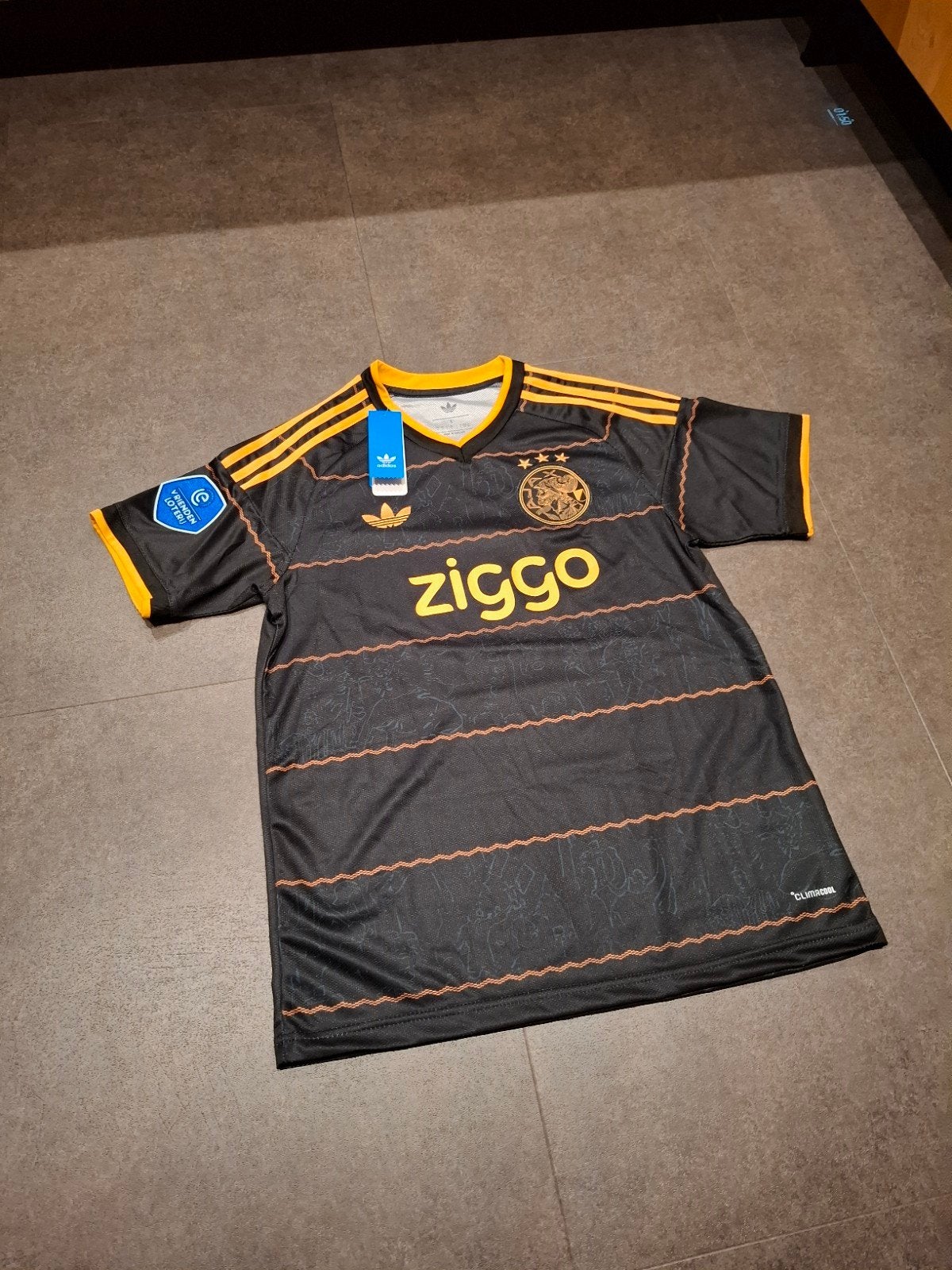 Ajax uitshirt 2026-2027 - Brandt - Maat L, Maat 52/54 (L), Zwart, Nieuw, Ophalen of Verzenden