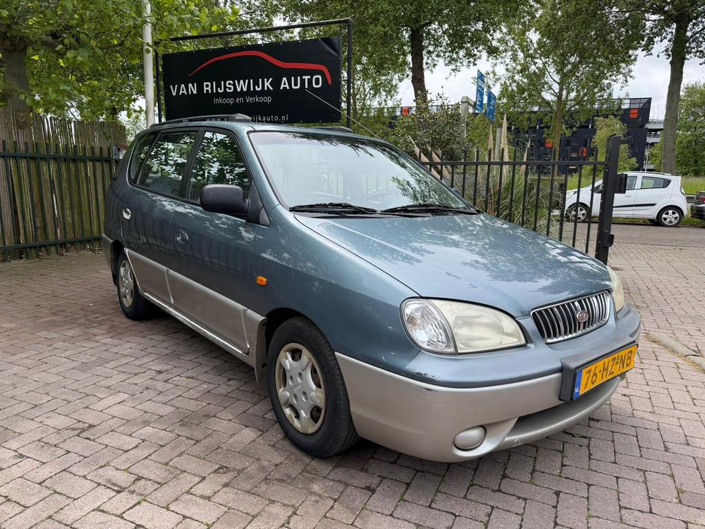 Kia Carens 1.8 LS Airco Elec-ramen Rijdt Prima Trekh, Auto's, Kia, Voorwielaandrijving, 1793 cc, Metallic lak, 4 cilinders