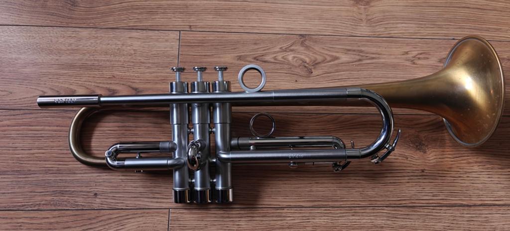 Van Laar OIRAM III Palladium raw brass, Muziek en Instrumenten, Blaasinstrumenten | Trompetten, Ophalen of Verzenden, Gebruikt