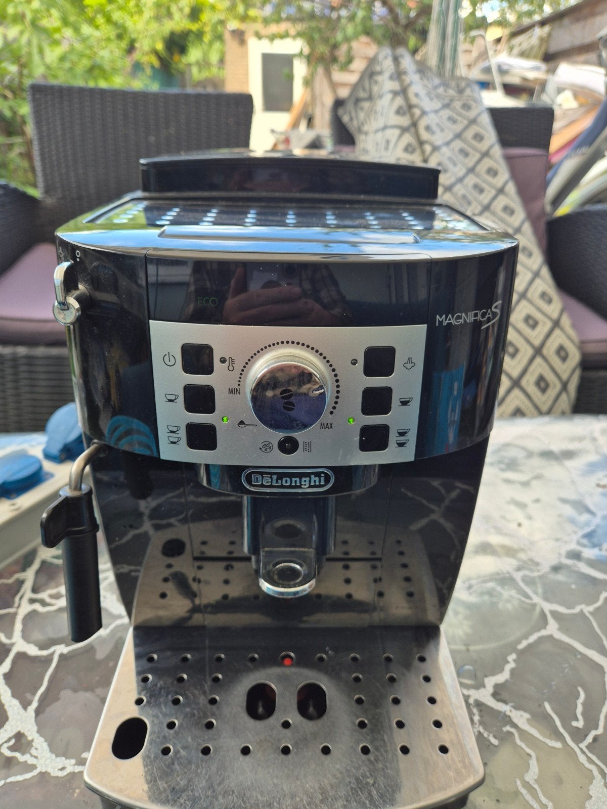Delonghi Magnifica S te koop, Gebruikt, De'Longhi, Ophalen of Verzenden, Koffiebonen
