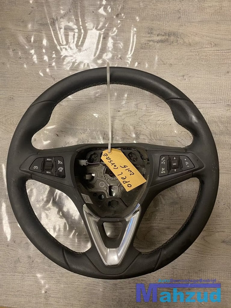 Opel Corsa E Astra K stuurwiel stuur leder 13403216, Auto-onderdelen, Besturing, Gebruikt, Opel Automobile GmbH, Ophalen of Verzenden