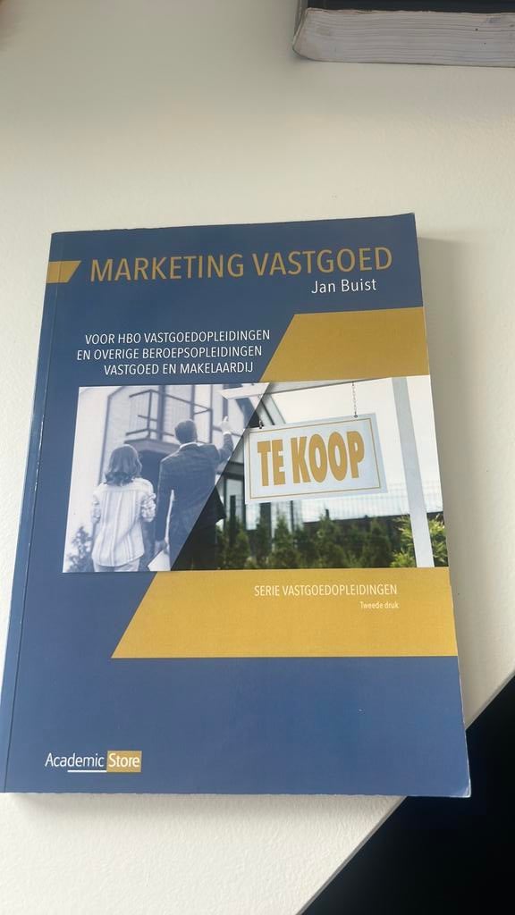 Jan Buist - Marketing Vastgoed, Boeken, Ophalen of Verzenden, Zo goed als nieuw, Jan Buist, Nederlands