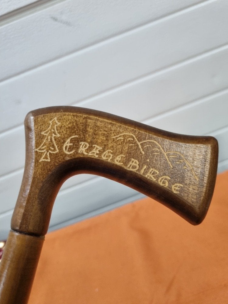 wandelstok eragebire van hout, Ophalen of Verzenden, 'T Olde Gre-j, Info@toldegrej.nl, Endepoelstraat 20f Didam