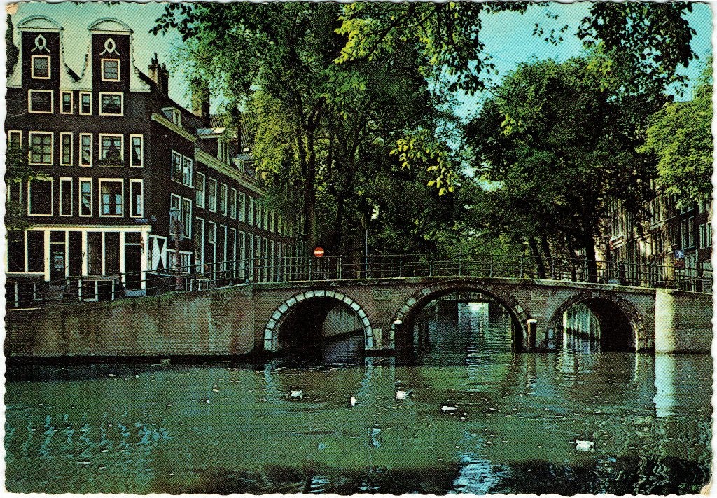 Ansichtkaart Amsterdam Brug Leidsegracht, Verzenden, 1980 tot heden, Ongelopen, Noord-Holland