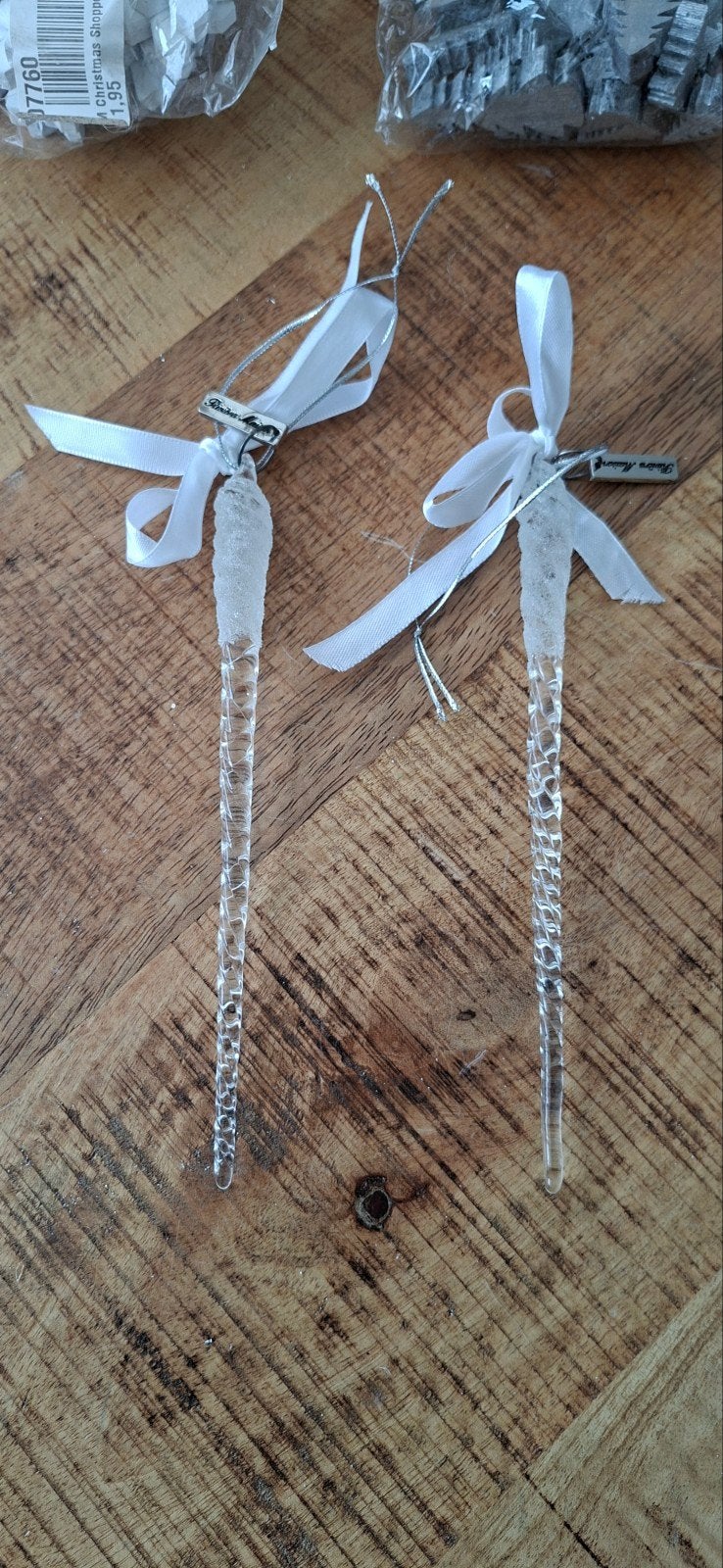 Rivièra Maison Frosty Icicle ( 2 stuks ), Ophalen of Verzenden, Zo goed als nieuw
