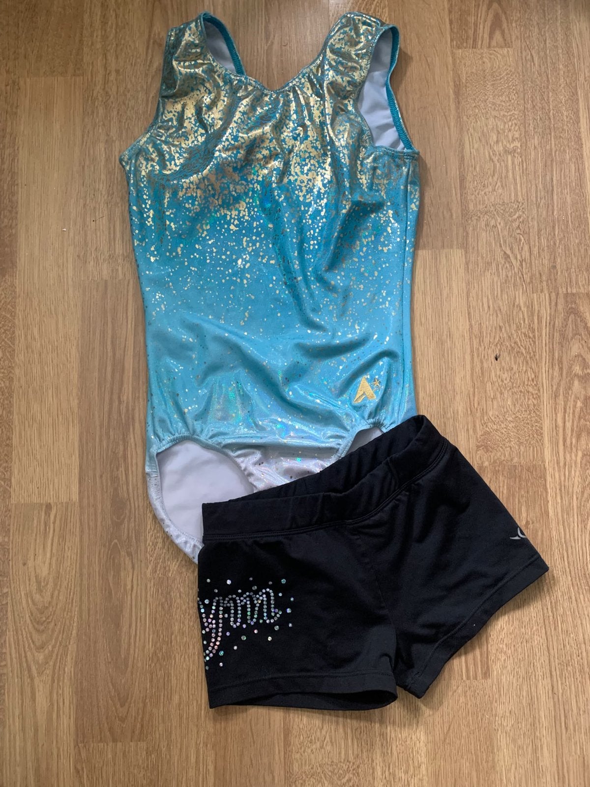 Turnpakje met broekje Active Wear maat 152/158, Meerkleurig, Overige typen, Ophalen of Verzenden, Maat 34 (XS) of kleiner