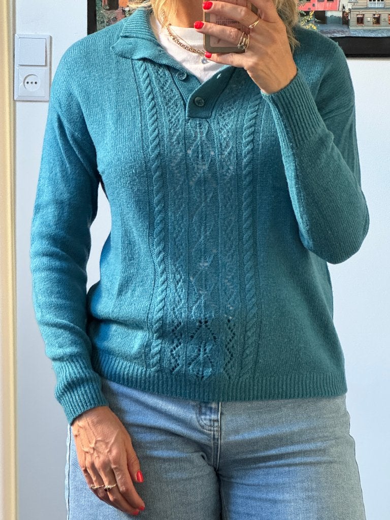 Wollen trui, Kleding | Dames, Maat 36 (S), Gedragen, Caroll, Verzenden