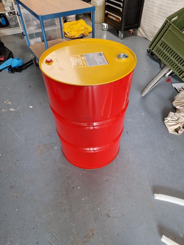 Olieton Olievat Vuurton 209ltr, Tuin en Terras, Vuurkorven, Ophalen