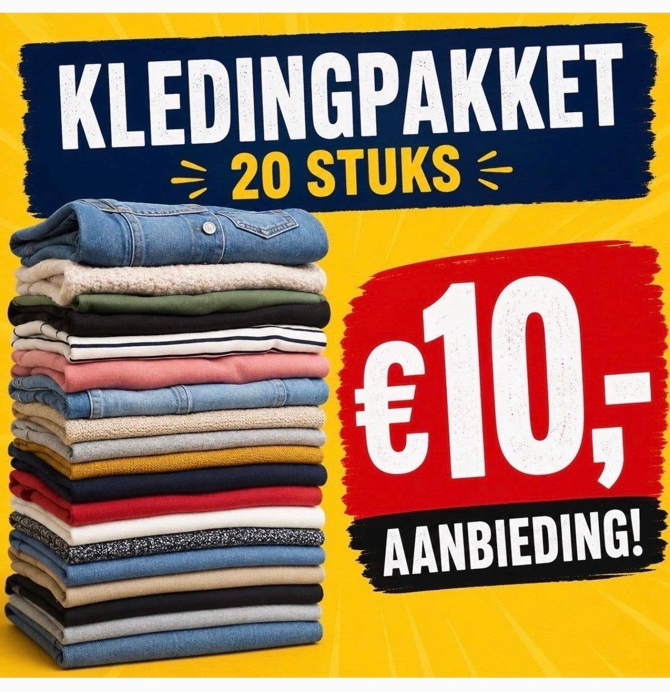 Kledingpakket 20 stuks - Maat 44, Ophalen of Verzenden, Gedragen, Maat 42/44 (L)