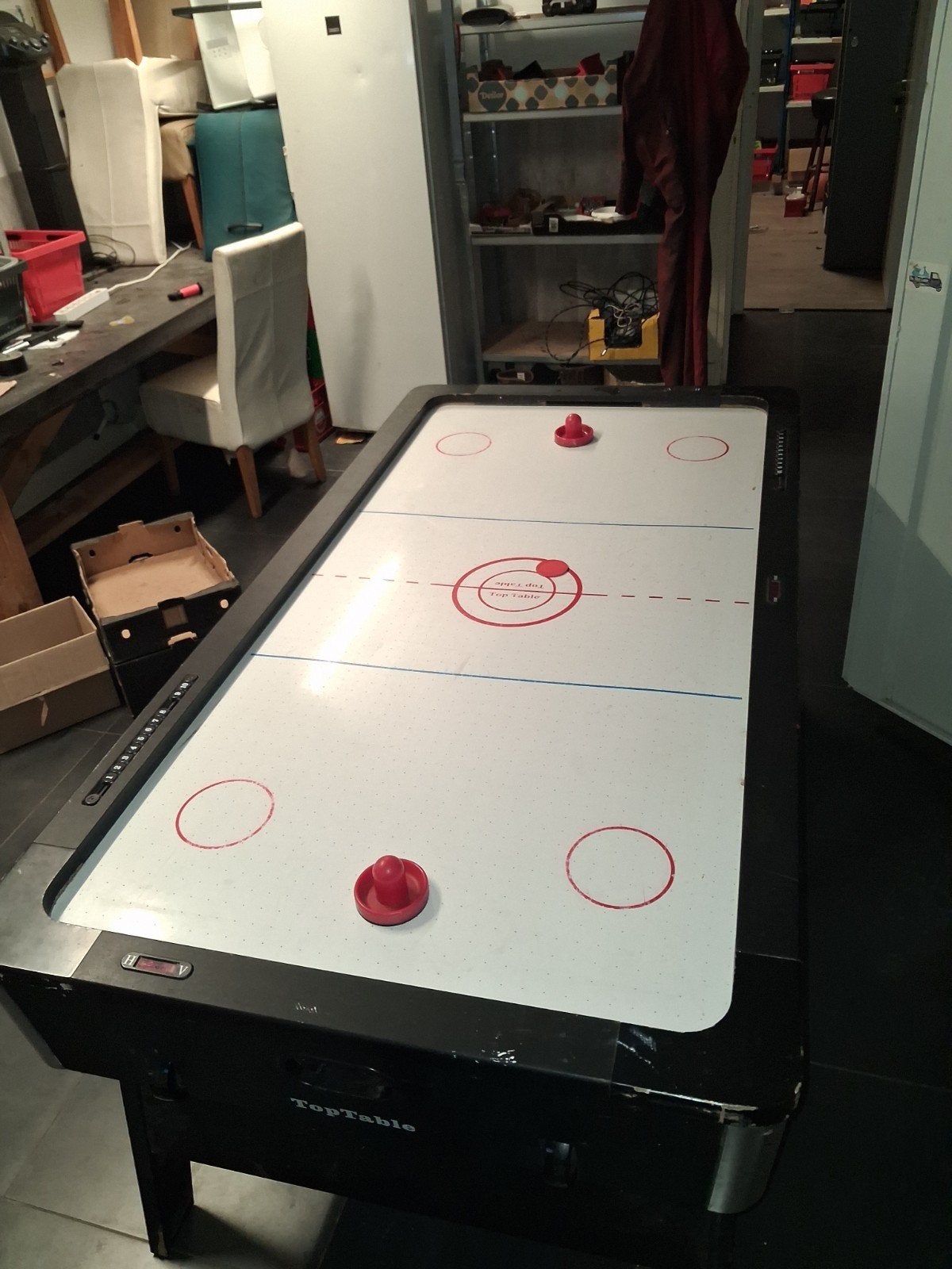 airhockey tafel, Ophalen, Gebruikt