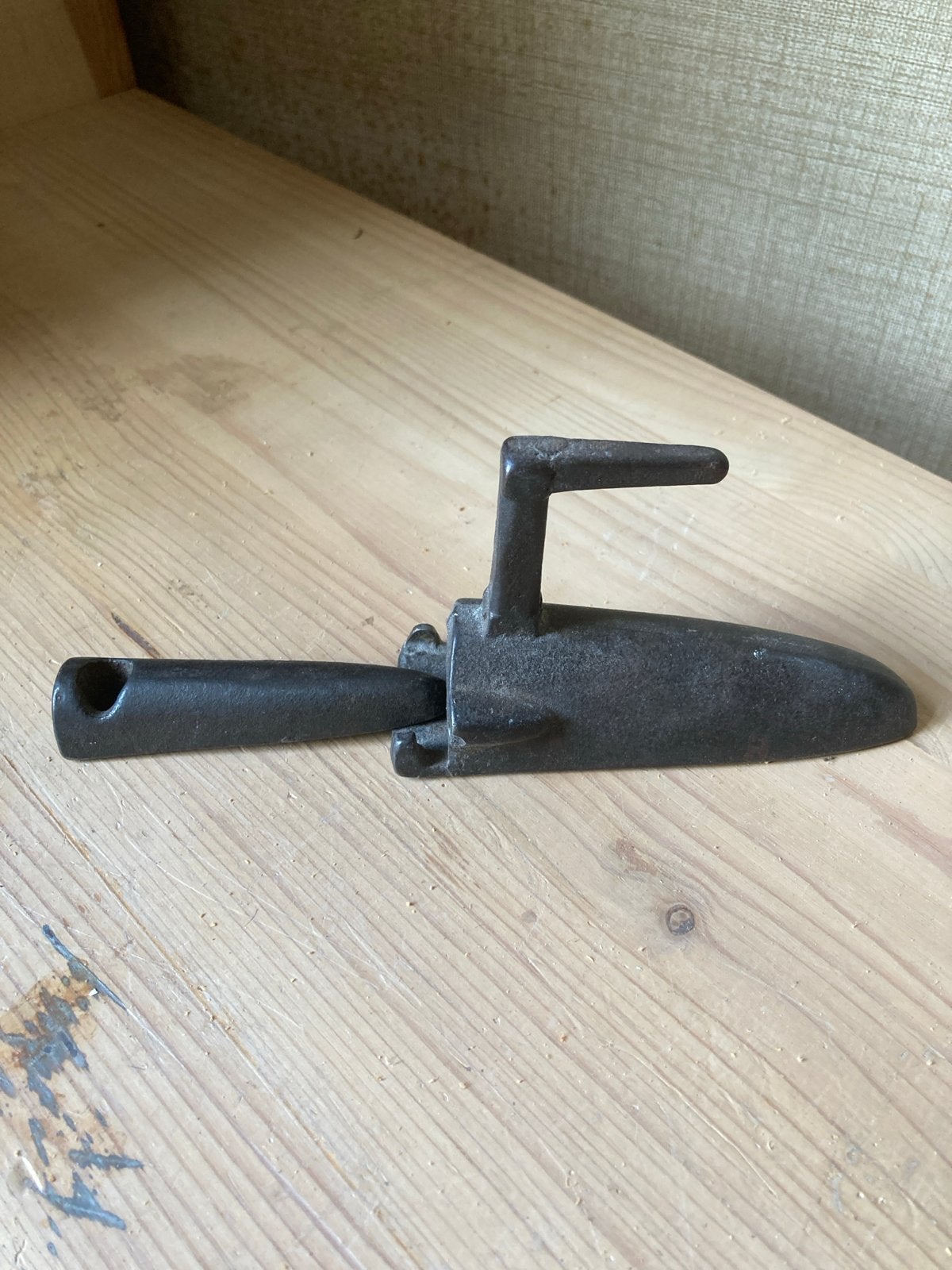 Antiek strijkijzer, gietijzer, Antiek en Kunst, Ophalen of Verzenden