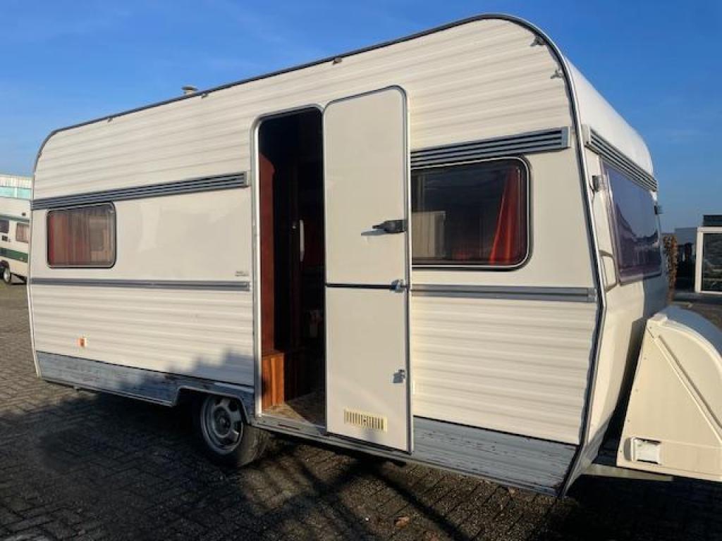 Hobby De Luxe 460 TN 1977; rond+treinzit tent; topretro, Caravans en Kamperen, Overige typen, Hobby, Bedrijf, Treinzit