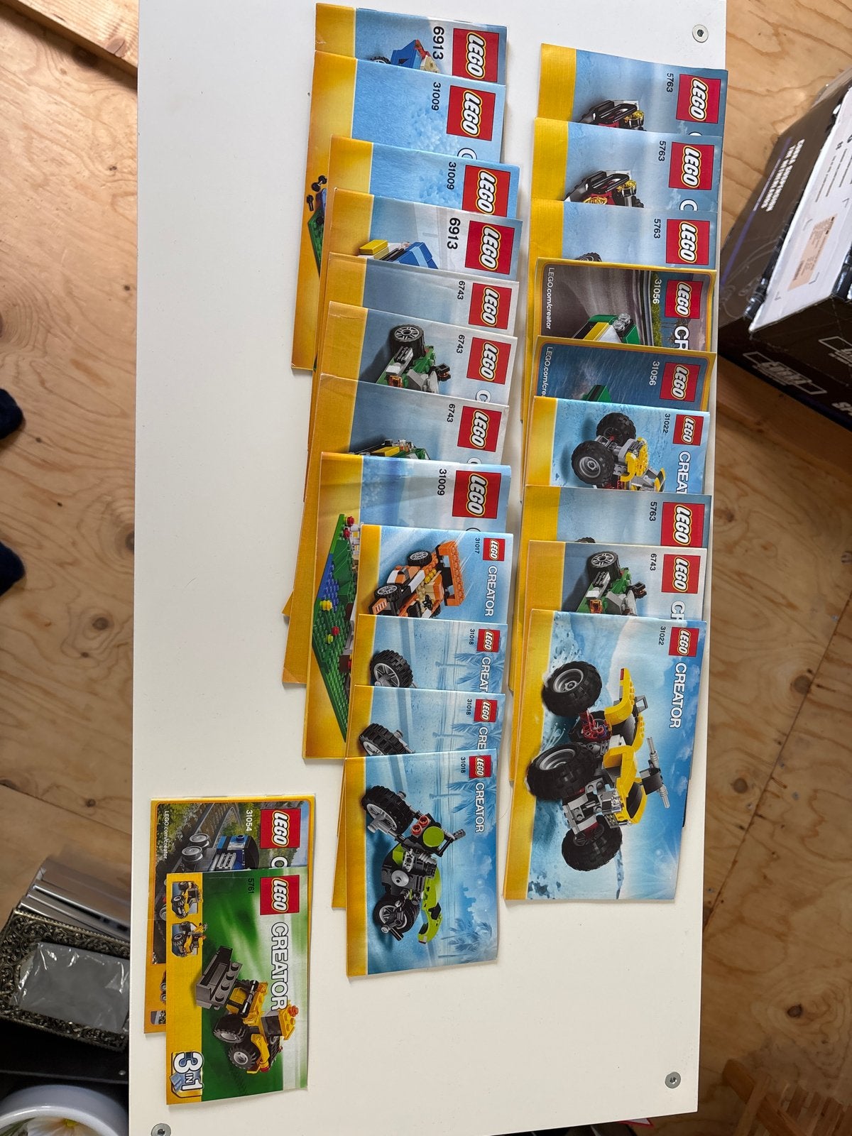 Diverse LEGO Creator Bouwinstructies - Goede Staat, Ophalen of Verzenden, Gebruikt