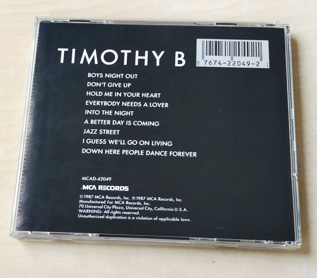 Timothy B. Schmit CD 1987 Eagles, Ophalen of Verzenden, Gebruikt, Poprock