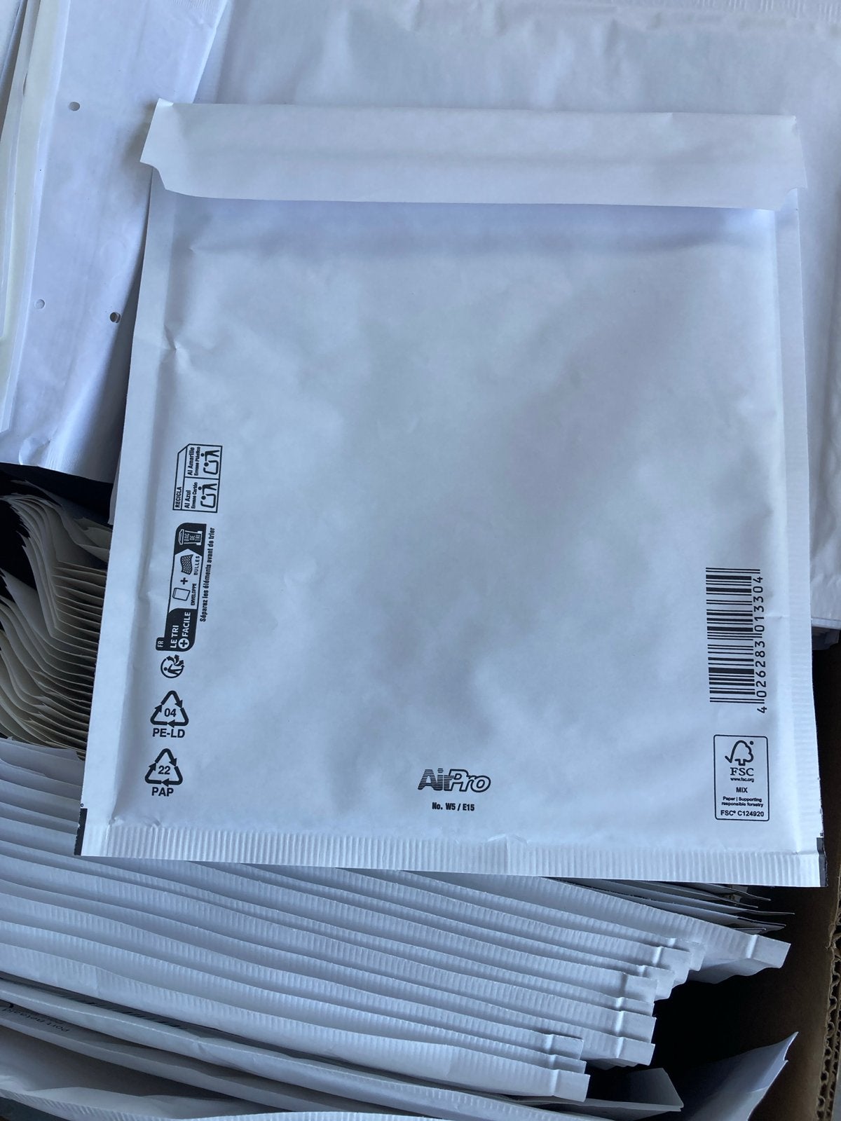 AirPro W5/E15 Luchtkussen enveloppen - 50 stuks, Ophalen
