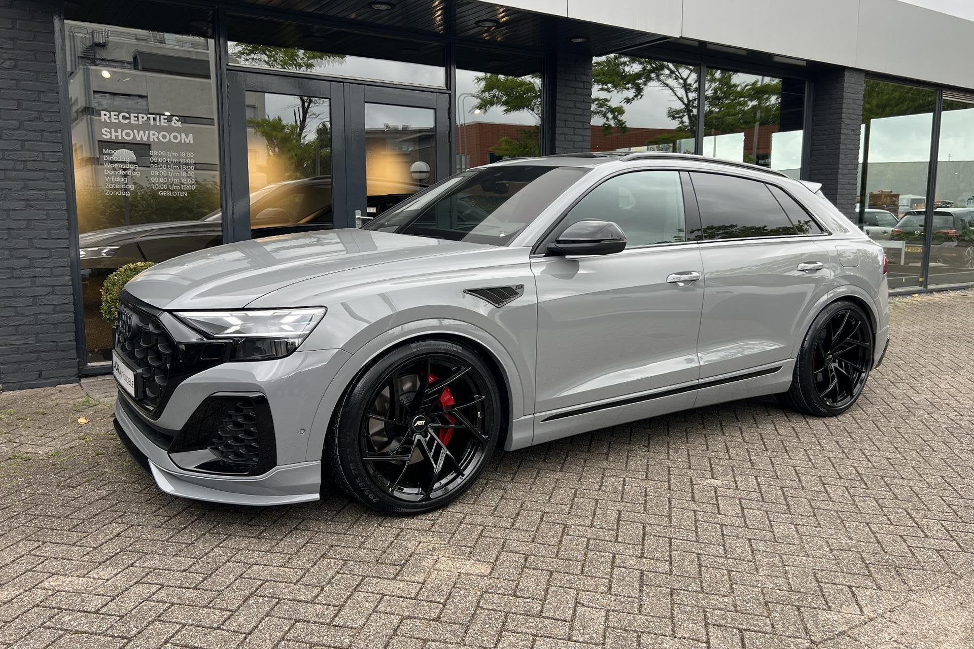 Audi Q8 60 TFSIe ABT Aero I B&O Adv. I ABT Legacy I 5j gar, Auto's, Automaat, Dealer onderhouden, Gebruikt, Zwart