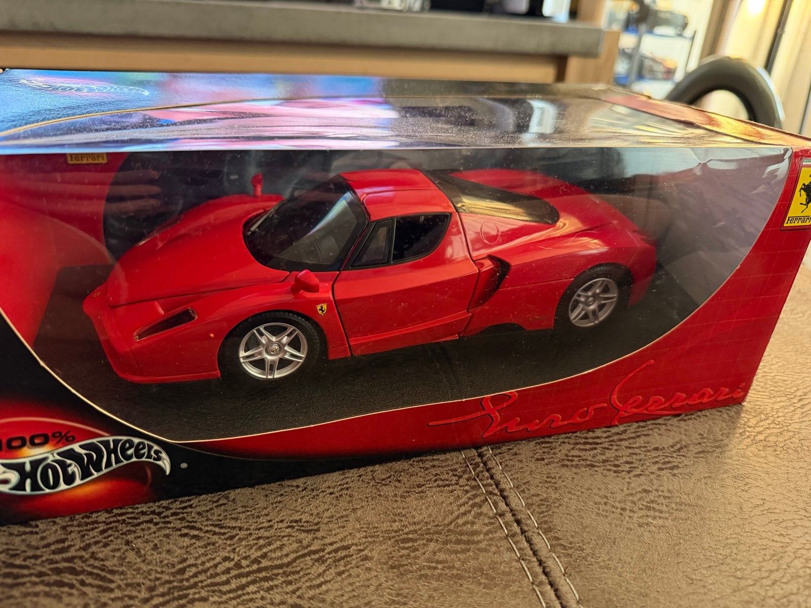 Hot Wheels Ferrari Enzo model met lakschade, Hobby en Vrije tijd, Ophalen of Verzenden, Gebruikt, Overige typen