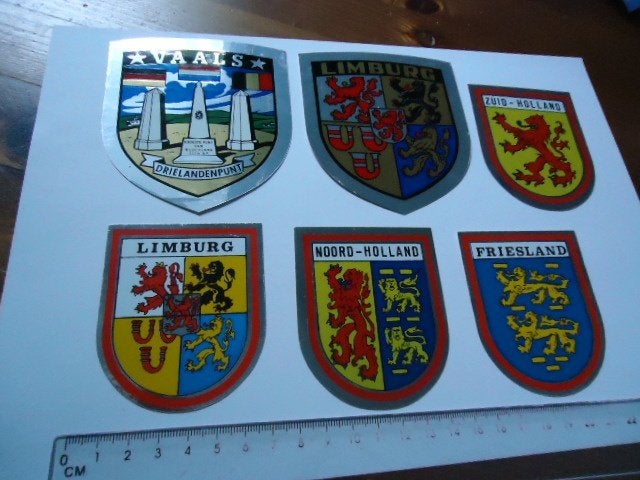 sticker oud Glansschild Vaals Limburg NH vintage, Verzamelen, Stickers, Verzenden, Zo goed als nieuw, Bedrijf of Vereniging