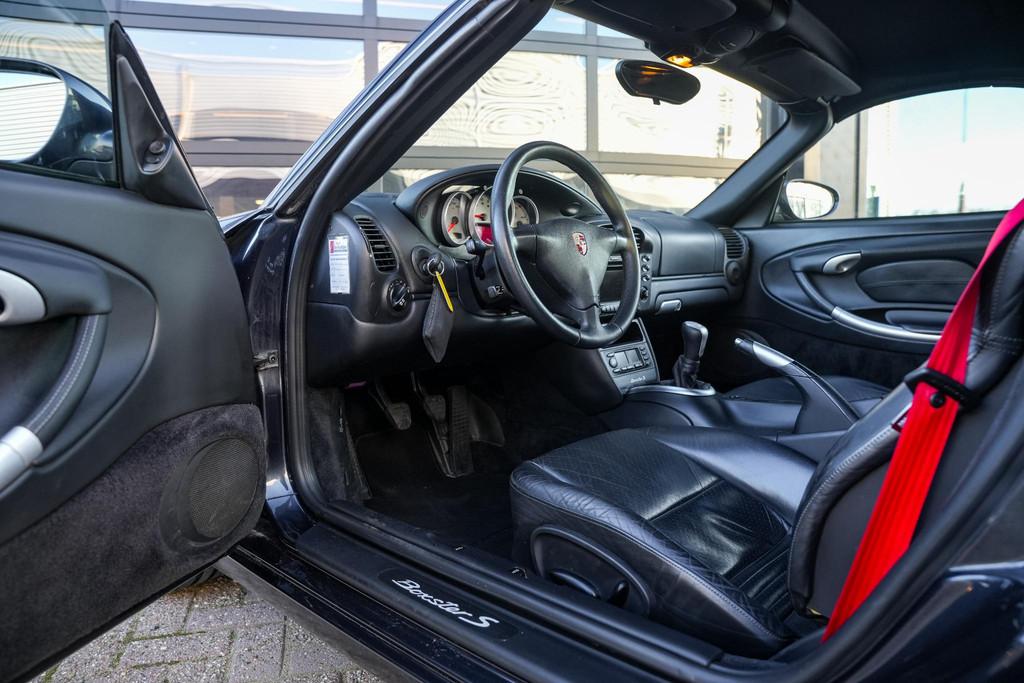 Porsche Boxster S 3.2 260PK Youngtimer Volledige Historie Cl, Auto's, Achterwielaandrijving, Gebruikt, 1295 kg, Cabriolet