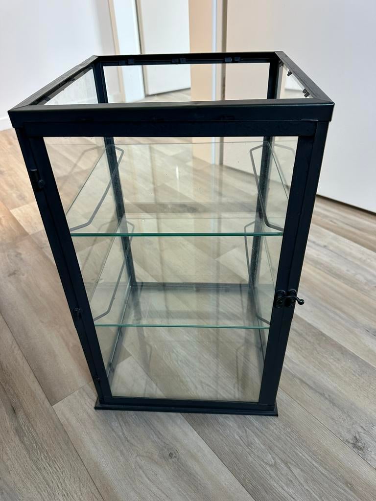 Vitrine kastje, Ophalen, Met deur(en), 50 tot 100 cm, Zo goed als nieuw