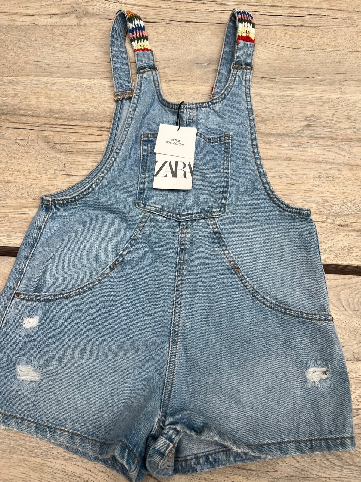 (Jeans)Tuinbroek voor meisje maat 152 NIEUW, Ophalen, Nieuw, Meisje, Broek