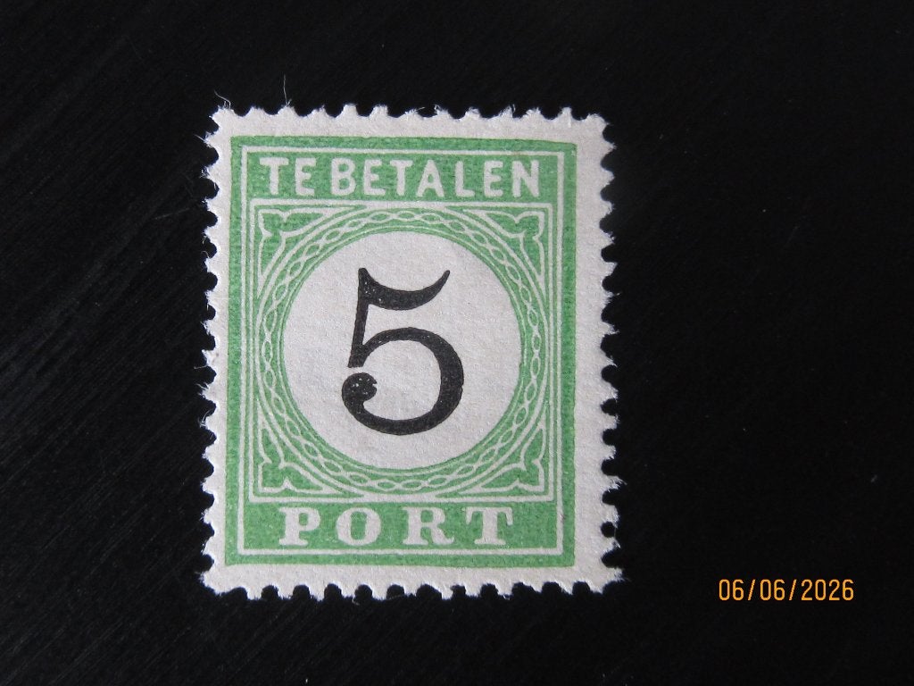 Nico Curacao Port 2 (*) Ongebruikt zonder gom 1889, Ophalen of Verzenden, Postfris