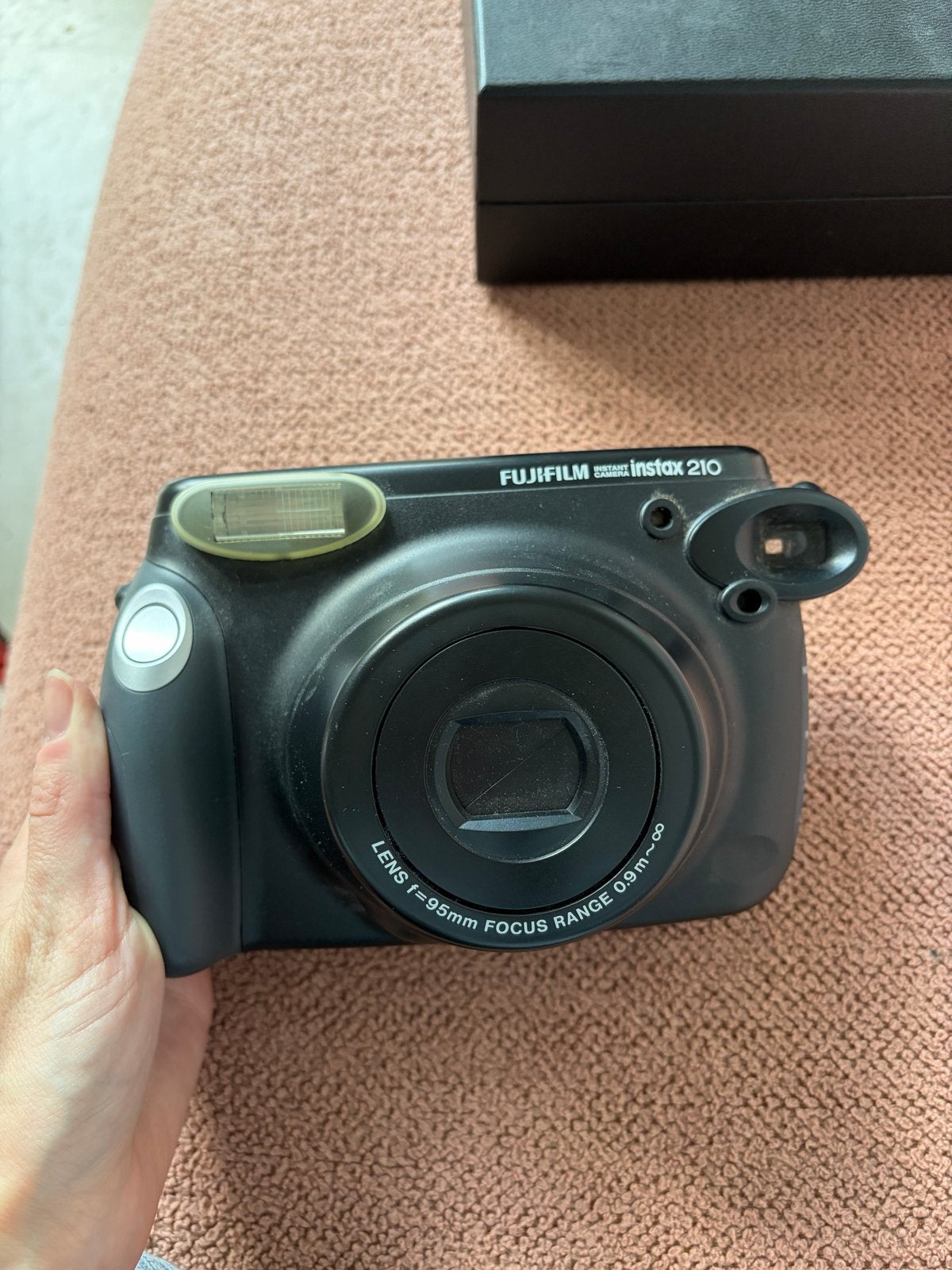 Fujifilm Instax 210 Instant Camera - Zwart, Ophalen of Verzenden, Gebruikt, Polaroid, Fuji