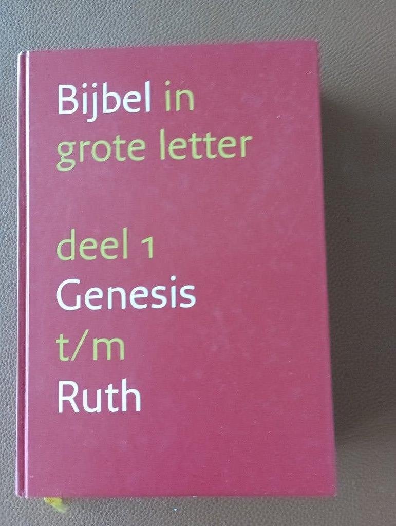 NBV Bijbel grote letter deel 1 t/m 4 + 6 Zo goed als nieuw, NBG, Christendom | Protestants, Ophalen of Verzenden, Zo goed als nieuw